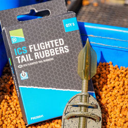 Preston Innovations ICS Flighted Tail Rubbers